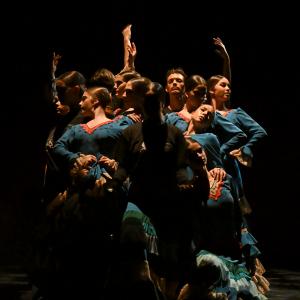 Fotografía de Por bandera (ensayo) - Conservatorio de Danza