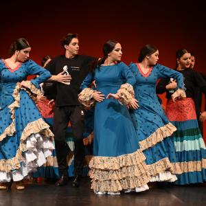 Fotografía de Por bandera (ensayo) - Conservatorio de Danza