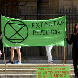 Fotografía de Extinction Rebellion (XR) Acción en Granada - 