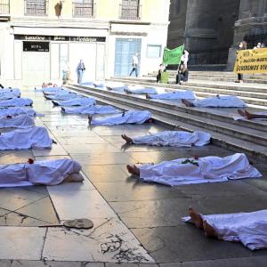 Fotografía de Extinction Rebellion (XR) Acción en Granada - 