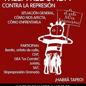 Fotografía de Mesa redonda contra la represión - 