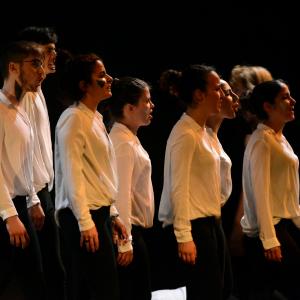 Fotografía de Lorca en los espejos - Aula de teatro de la UGR