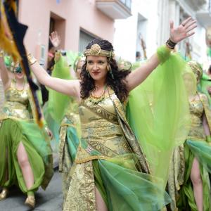 Fotografía de Desfiles de Moros y Cristianos en Cúllar (Moros) - Comparsas de moros y cristianos de Cúllar