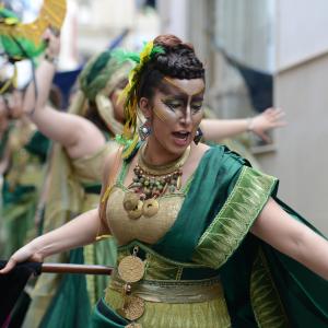 Fotografía de Desfiles de Moros y Cristianos en Cúllar (Moros) - Comparsas de moros y cristianos de Cúllar