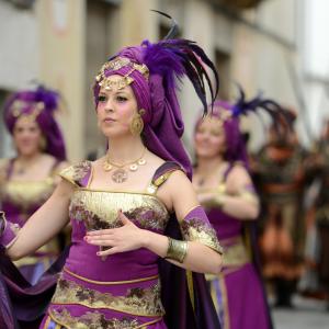 Fotografía de Desfiles de Moros y Cristianos en Cúllar (Moros) - Comparsas de moros y cristianos de Cúllar