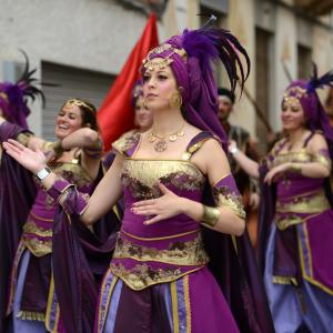 Fotografía de Desfiles de Moros y Cristianos en Cúllar (Moros) - Comparsas de moros y cristianos de Cúllar