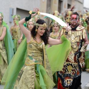 Fotografía de Desfiles de Moros y Cristianos en Cúllar (Moros) - Comparsas de moros y cristianos de Cúllar