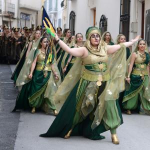 Fotografía de Desfiles de Moros y Cristianos en Cúllar (Moros) - Comparsas de moros y cristianos de Cúllar