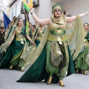 Fotografía de Desfiles de Moros y Cristianos en Cúllar (Moros) - Comparsas de moros y cristianos de Cúllar