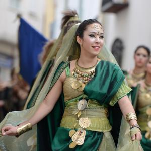 Fotografía de Desfiles de Moros y Cristianos en Cúllar (Moros) - Comparsas de moros y cristianos de Cúllar