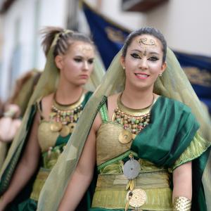 Fotografía de Desfiles de Moros y Cristianos en Cúllar (Moros) - Comparsas de moros y cristianos de Cúllar