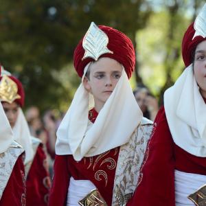 Fotografía de Desfiles de Moros y Cristianos en Cúllar, escuadras moras - Comparsas de moros y cristianos de Cúllar