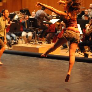 Fotografía de OCG con el conservatorio de danza, La creación del mundo - Conservatorio de Danza