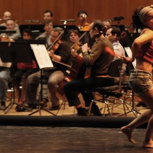 Fotografía de OCG con el conservatorio de danza, La creación del mundo - Conservatorio de Danza
