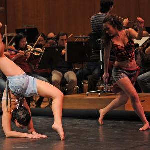 Fotografía de OCG con el conservatorio de danza, La creación del mundo - Conservatorio de Danza
