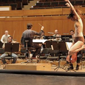 Fotografía de OCG con el conservatorio de danza, La creación del mundo - Conservatorio de Danza