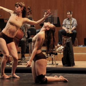 Fotografía de OCG con el conservatorio de danza, La creación del mundo - Conservatorio de Danza