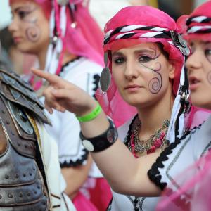 Fotografía de Desfiles de Moros y cristianos en Cúllar - Comparsas de moros y cristianos de Cúllar