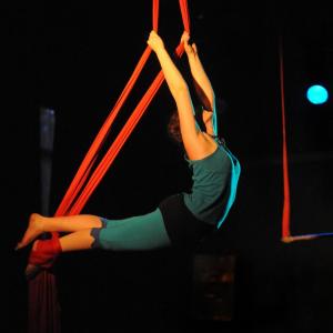Fotografía de Muestra fin de curso de telas y trapecio en Animasur - CAU