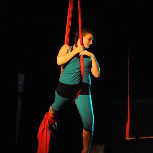 Fotografía de Muestra fin de curso de telas y trapecio en Animasur - CAU