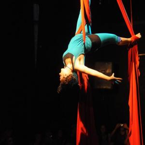 Fotografía de Muestra fin de curso de telas y trapecio en Animasur - CAU