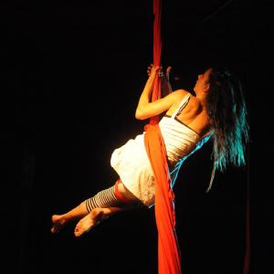 Fotografía de Muestra fin de curso de telas y trapecio en Animasur - CAU