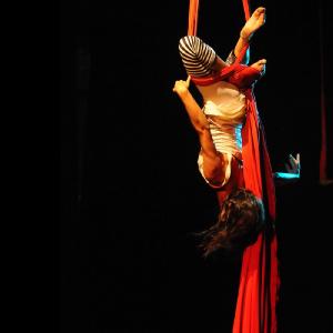 Fotografía de Muestra fin de curso de telas y trapecio en Animasur - CAU