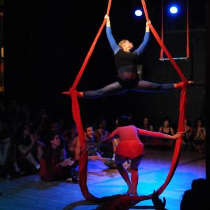 Fotografía de Muestra fin de curso de telas y trapecio en Animasur - CAU