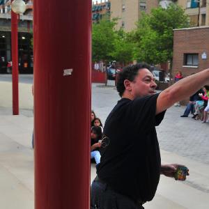 Fotografía de Performance pictórica en el Teatro del Zaidín - 