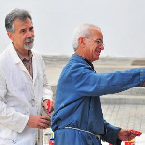 Fotografía de Performance pictórica en el Teatro del Zaidín - 