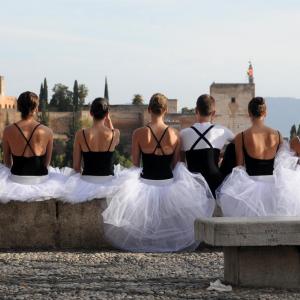 Fotografía de Preparación Calendario 2009 - Conservatorio de Danza