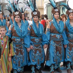 Fotografía de Desfiles de Moros y Cristianos en Cúllar - Comparsas de moros y cristianos de Cúllar