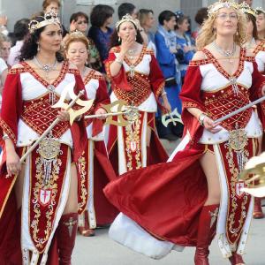 Fotografía de Desfiles de Moros y Cristianos en Cúllar - Comparsas de moros y cristianos de Cúllar
