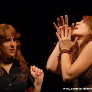 Fotografía de Ensayo de Pséudolo - Escuela de Teatro de Granada