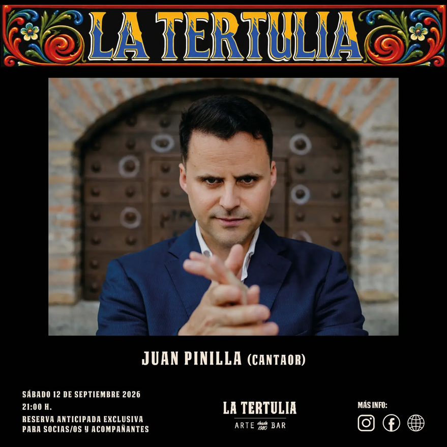 Juan Pinilla en La Tertulia