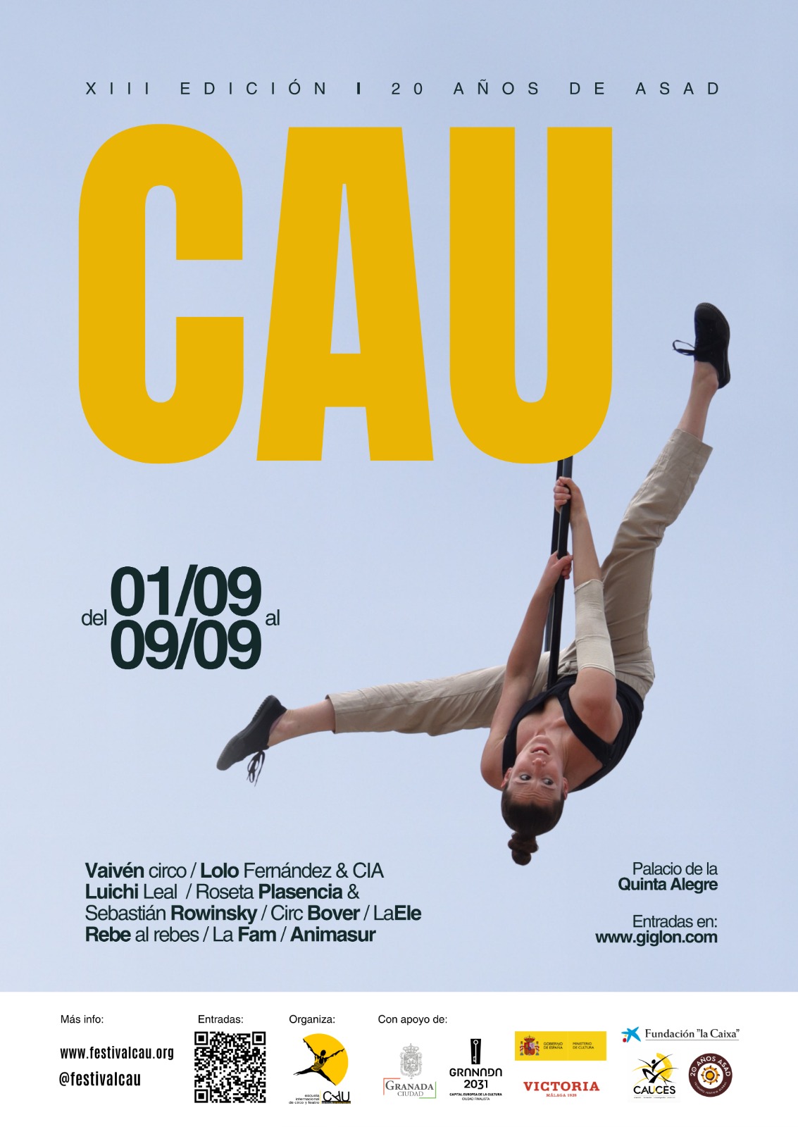 FESTIVAL CAU 2026 DIA 2 DE SEPTIEMBRE